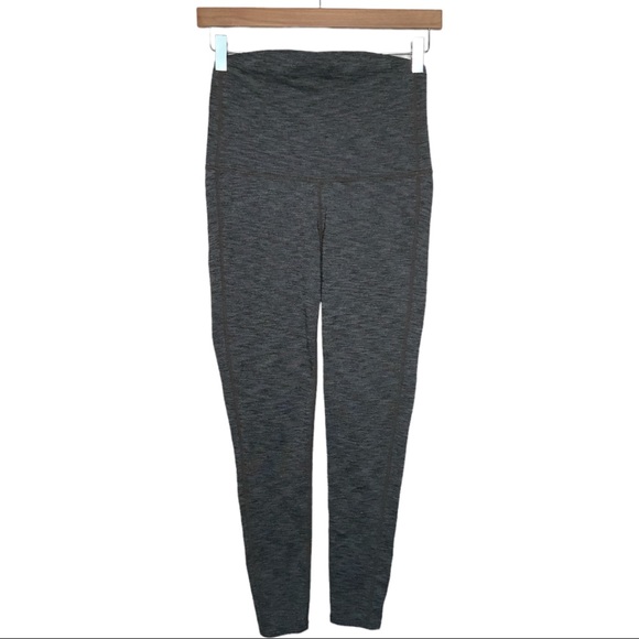 ATHLETA High Belly Chaturanga Leggings Maternity Heather Gray, Size Small - Picture 2 of 10